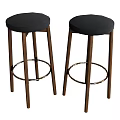 Bar Chair Bar Stool Round Stool 3d model