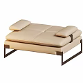 Modern sofa chaise longue combination 3d model