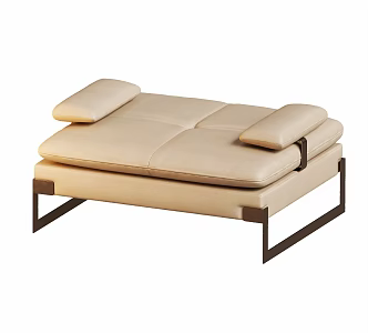 Modern sofa chaise longue combination 3d model