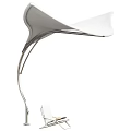 Modern Outdoor White Canopy with Sturdy Metal Frame for Patio Sun Shade
