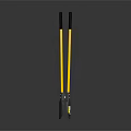 Professional Hardware Tool With Yellow Long Handle Black Grip And Durable Metal Head Design