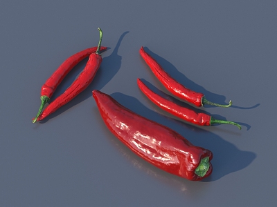 red pepper vegetables fruits and vegetables fresh fruits and vegetables seasonal fruits and vegetables organic fruits and vegetables 3d model