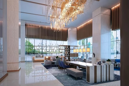 Hall 3d model