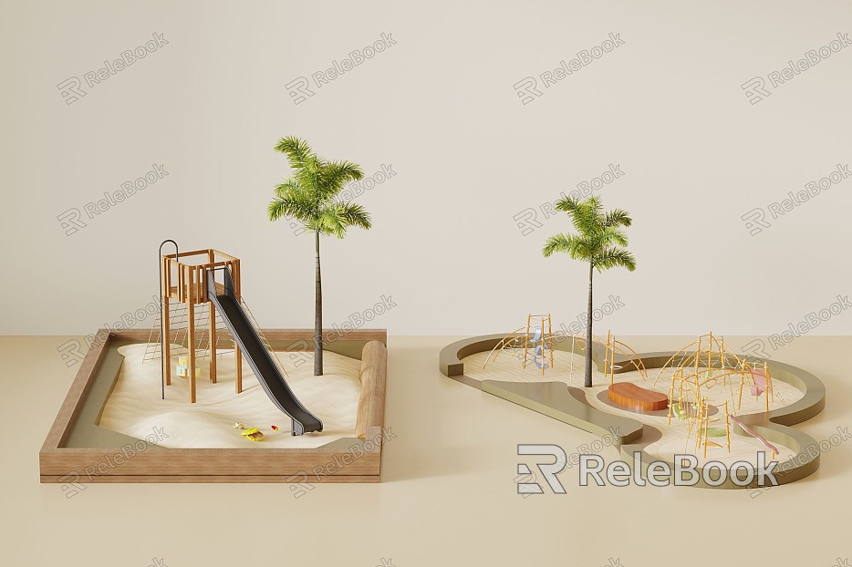 Modern children's sand pool amusement facilities children's toys model