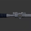 Modern sight collimate infrared sight 3d model