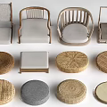 Modern Single Sofa Collection With Various Designs And Comfortable Fabric Cushions For Home Decor