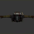3D Military Soldier Character With Helmet Goggles Green Coat And Brown Boots