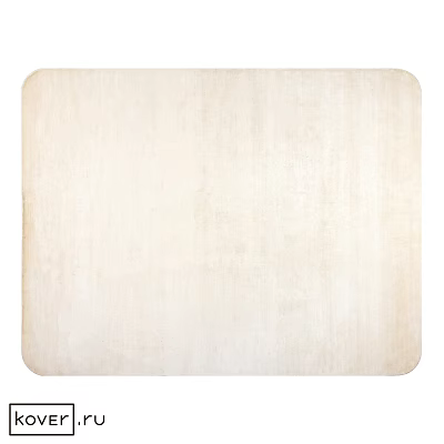 Square Rug Ivory Soft Textured for Living Room Elegant Home Decor 3d model