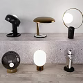 Modern Table Lamp Metal Table Lamp 3d model