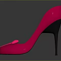 Fashionable Pink Women's High Heels With Round Toe And Bow Decoration
