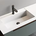 Modern Bathroom Vanity with Lighted Mirror Wall Mounted Sleek Countertop Faucet and Open Shelf Storage