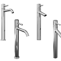 Modern Stainless Steel Water Faucets With Tall Sleek And Contemporary Design