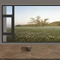 Herringbone Wooden Flooring With Natural Grain Texture And Teapot On Surface