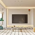 Modern Living Dining Room Open Concept With Arched Doorways Pendant Light And Wooden Flooring
