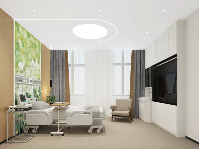 hospital ward 3d model