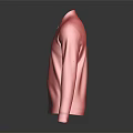 Sleek Red Long Sleeve Jacket Featuring Zipper Design And Modern Look