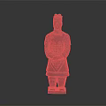 Terracotta Warrior Themed Decorative Furniture Piece With Ancient Design Elements