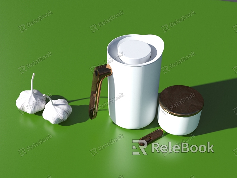 Kitchen Supplies Kitchen Appliances 3D Model model