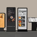 Commercial Digital Signage Equipment for Menu and Information Display in Retail and Restaurant