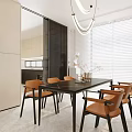 Modern Living Dining Room Interior With Wooden Slat Wall Piano Sofa And Coffee Table