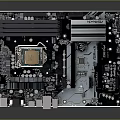 integrated circuit board circuit board integrated circuit integrated circuit integrated block electronic board electronic component electronic part chip 3d model