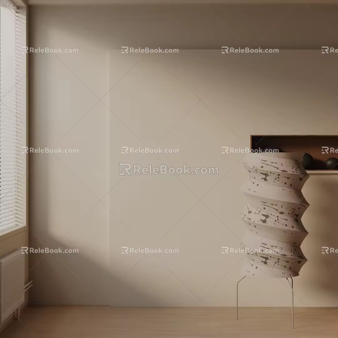 Modern floor lamp 3d model