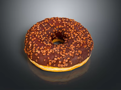 Modern Donuts Bread Breakfast West Point 3d model Modern Donuts Bread Breakfast West Point 3d model