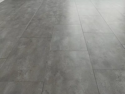 Modern Grey Floor Tiles With Textured Surface For Contemporary Interior Design 3d model