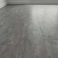 Modern Grey Floor Tiles With Textured Surface For Contemporary Interior Design 3d model