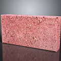 Solid Red Brick With Rough Surface And Natural Texture For Construction Projects 3d model