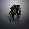Mech Warrior Mech Soldier Machine Battlearm Mechanical Battlearm Machine Fighter Robot 3d model