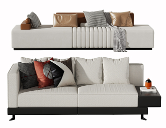 Modern Combination Sofa Multiplayer Sofa 3d model