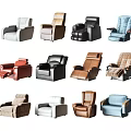 Comfortable Modern Massage Chairs With Various Styles And Colors For Home Use