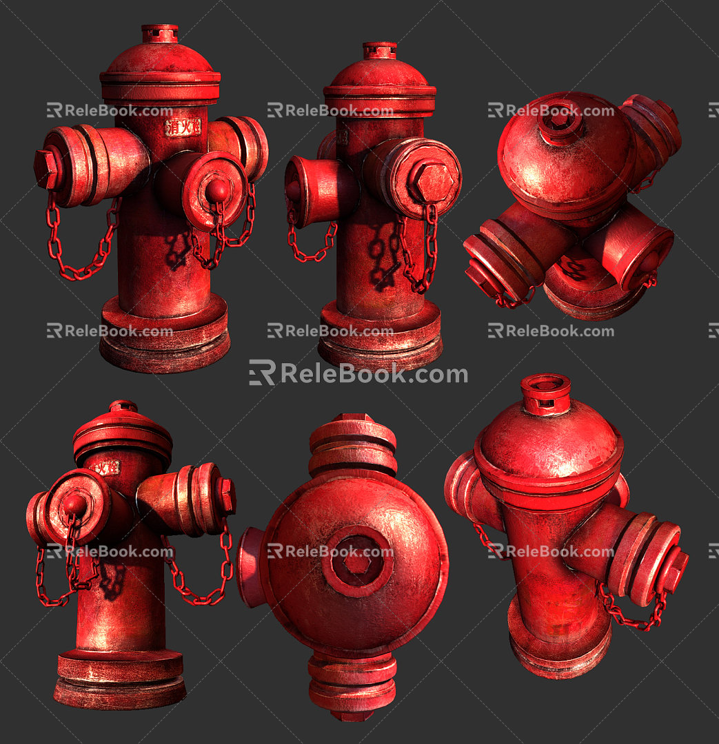 modern fire hydrant 3d model