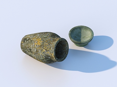 Antique Pottery Pot 3d model