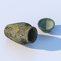 Antique Pottery Pot 3d model