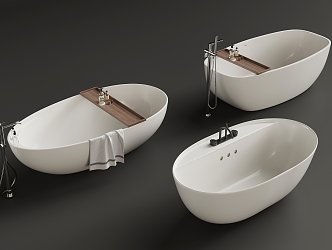 Bathtub Tub Integrated Bathtub Independent Bathtub 3d model