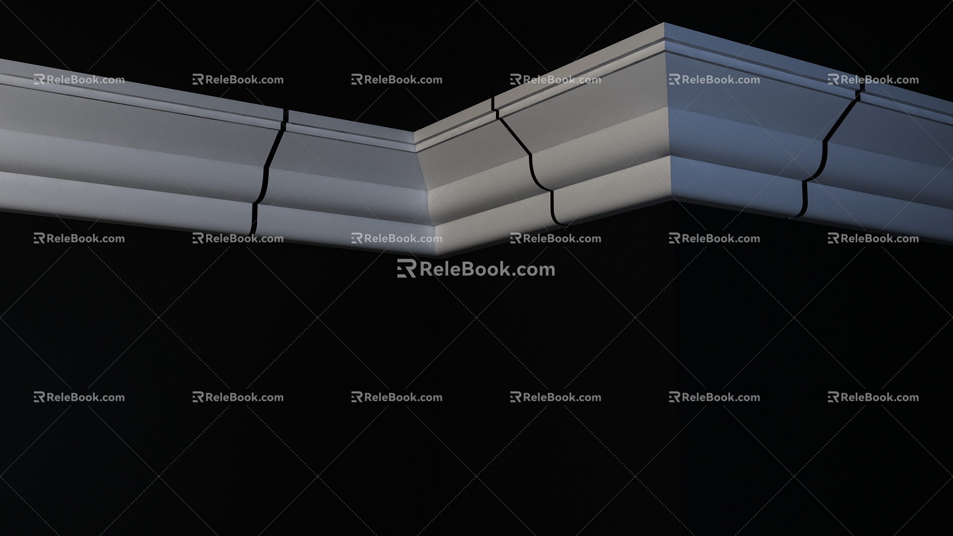 Modern Cornice 3d model