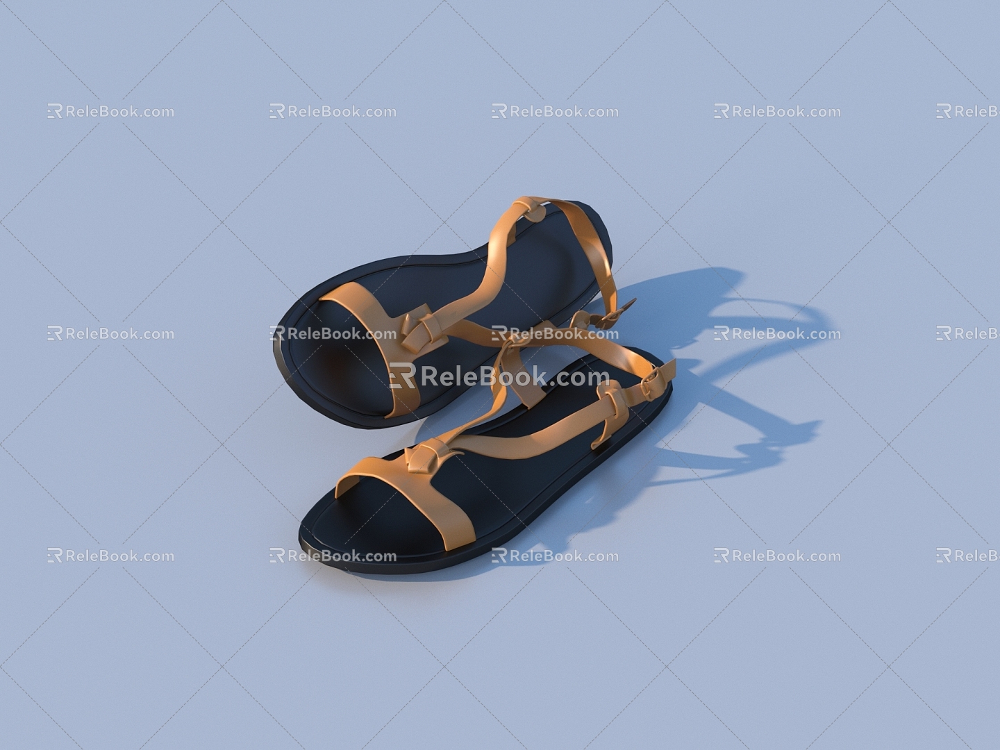 Shoes Sandals Shoes 3d model