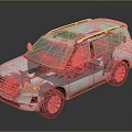 White Off road SUV With Sunroof And Gold Accent Alloy Wheels Design