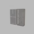 Modern Cabinet With Clear Glass Doors And Multiple Shelves Holding Dinnerware