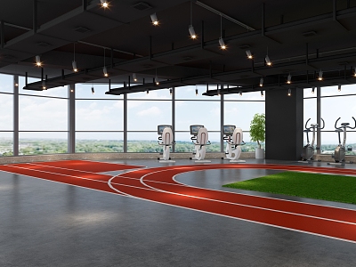 INDUSTRIAL LOFT GYM model