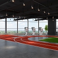 INDUSTRIAL LOFT GYM 3d model