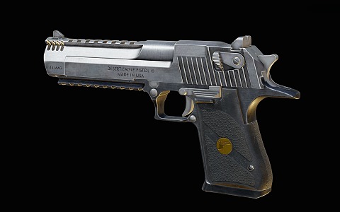 Desert Eagle Pistol 3d model