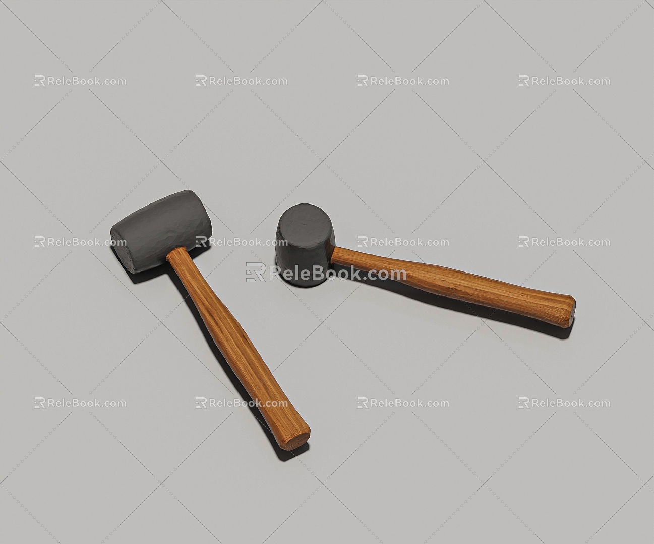 rubber hammer rubber hammer hammer hammer 3d model