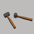 rubber hammer rubber hammer 3d model