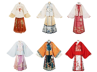 Chinese Hanfu 3d model