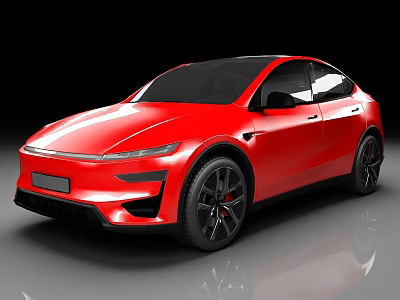 Tesla 2026 model Car S UV 3d model