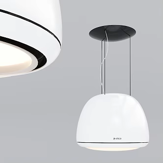 modern chandelier white chandelier 3d model