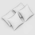 Chevron Pattern Throw Pillows in Gray Black and Beige Tones for Home Decor
